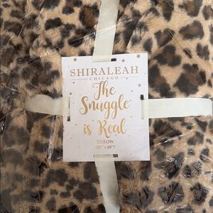 Shiraleah Snuggle Leopard Throw Blanket